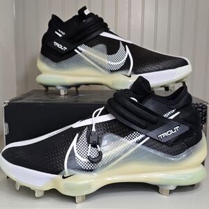 - Nike Force Zoom Trout 7 Baseball Cleats Black/White Men’s Size 9.5 CI31…